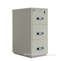 3 drawers CS SGS standards fire-proof filing cabinets